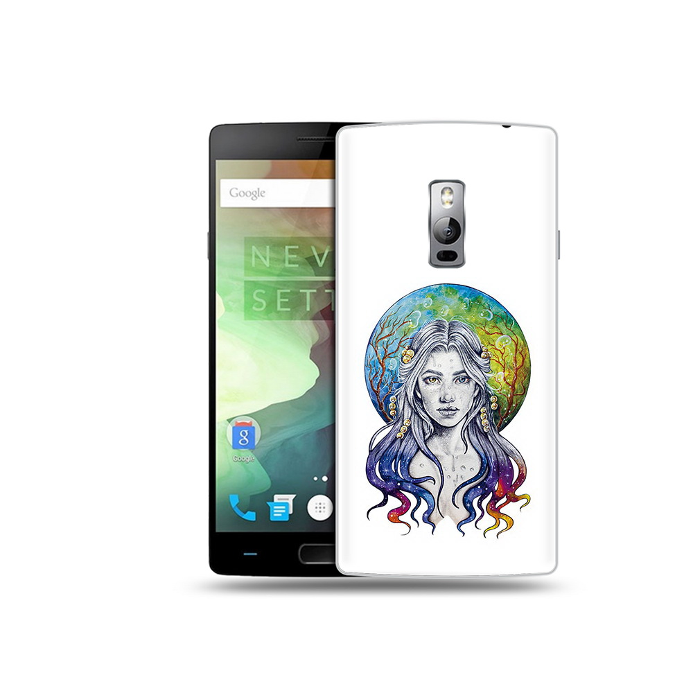 

Чехол MyPads Tocco для OnePlus 2 девушка с красивыми волосами, Прозрачный, Tocco