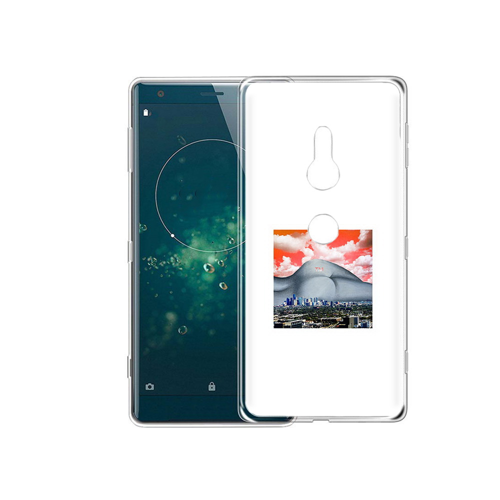 

Чехол MyPads Tocco для Sony Xperia XZ2 город с девушкой на фоне, Прозрачный, Tocco