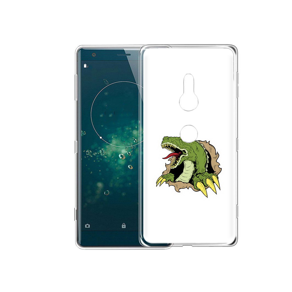 Чехол MyPads Tocco для Sony Xperia XZ2 годзила