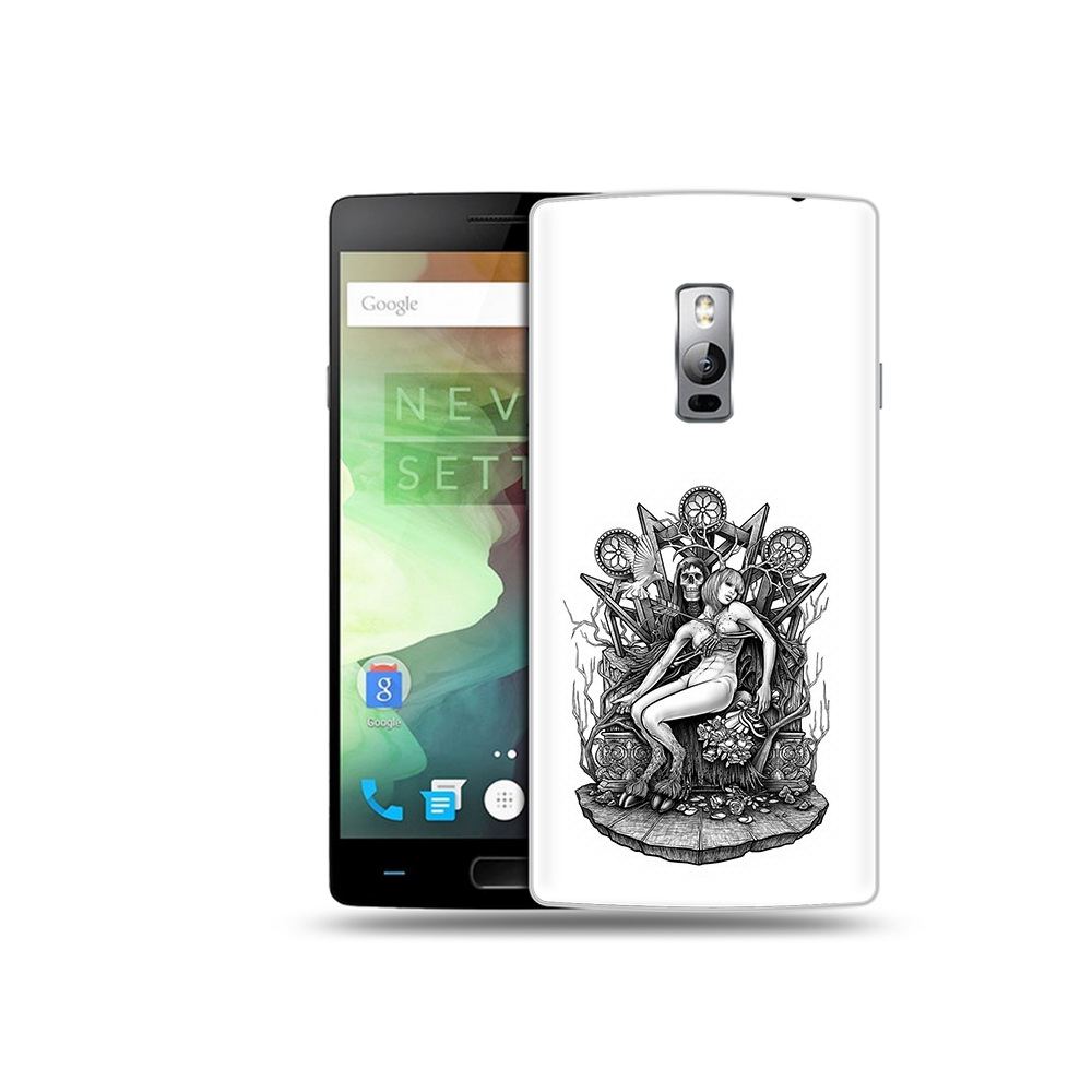 

Чехол MyPads Tocco для OnePlus 2 девушка на троне, Прозрачный, Tocco