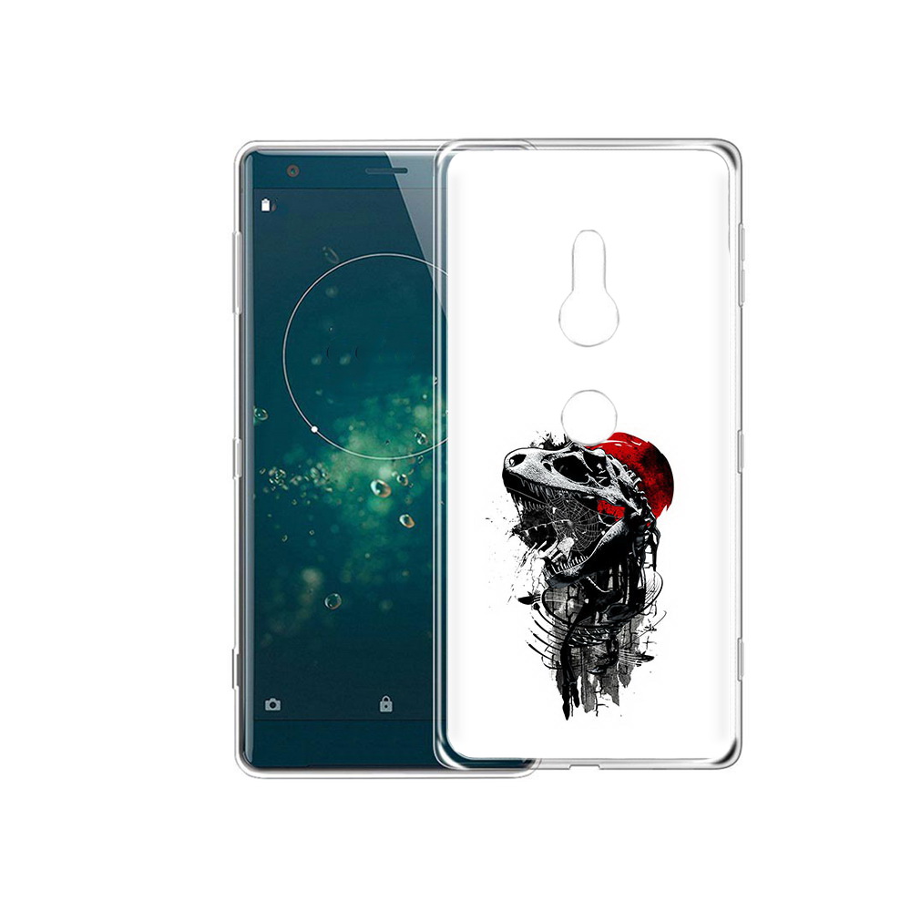 

Чехол MyPads Tocco для Sony Xperia XZ2 вымерший динозавр, Прозрачный, Tocco