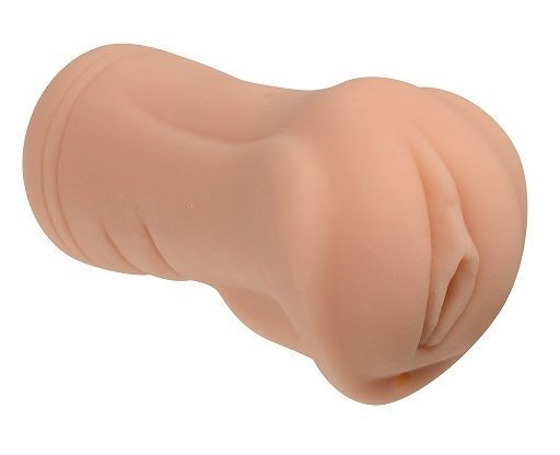 фото Реалистичный мастурбатор-вагина с вибрацией real women vibration телесный