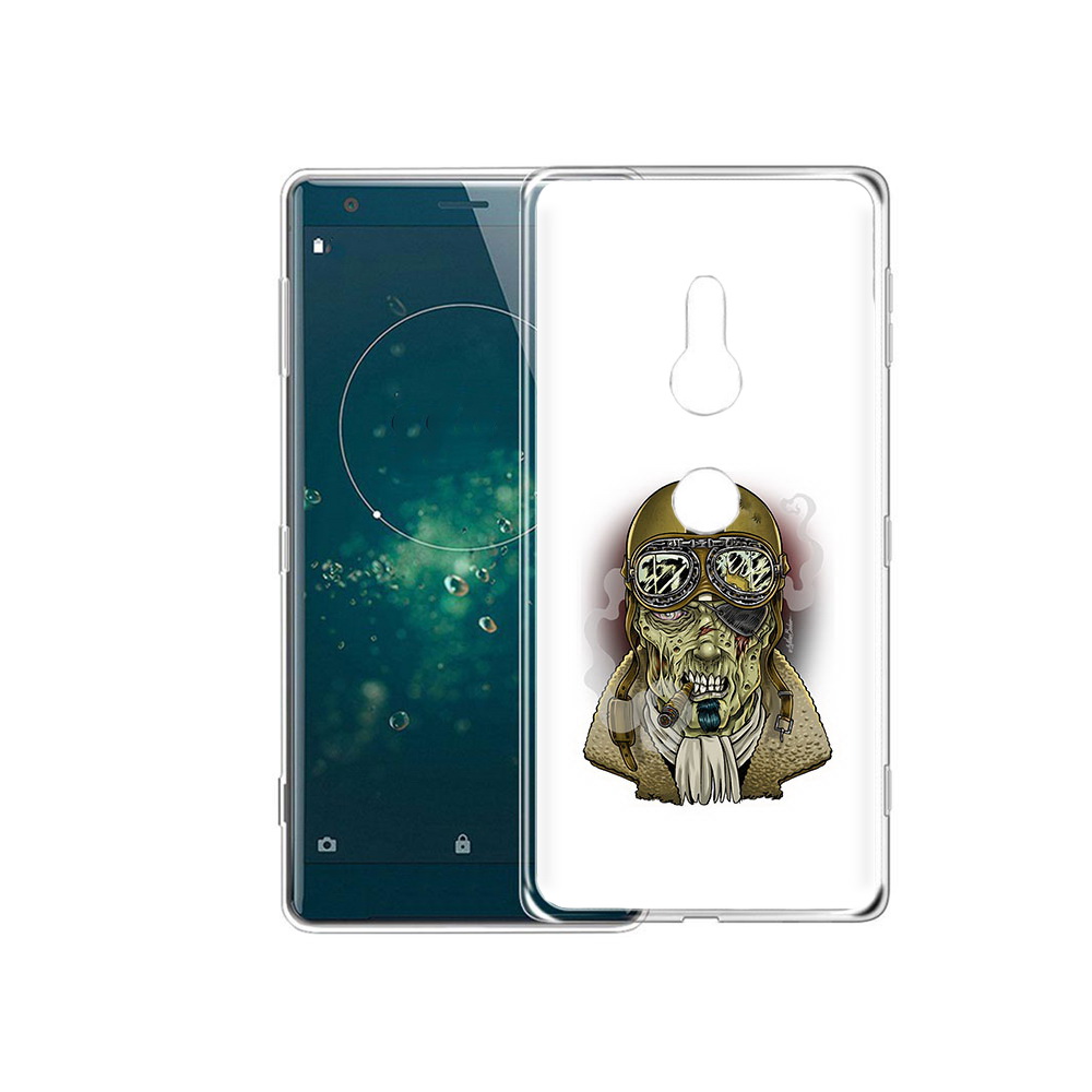 

Чехол MyPads Tocco для Sony Xperia XZ2 военный зомби, Прозрачный, Tocco
