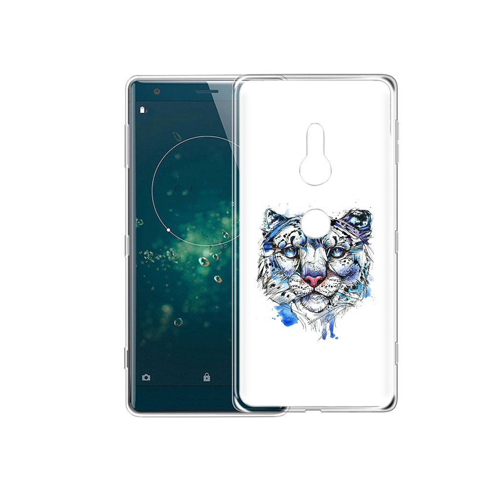 

Чехол MyPads Tocco для Sony Xperia XZ2 водяной тигр, Прозрачный, Tocco