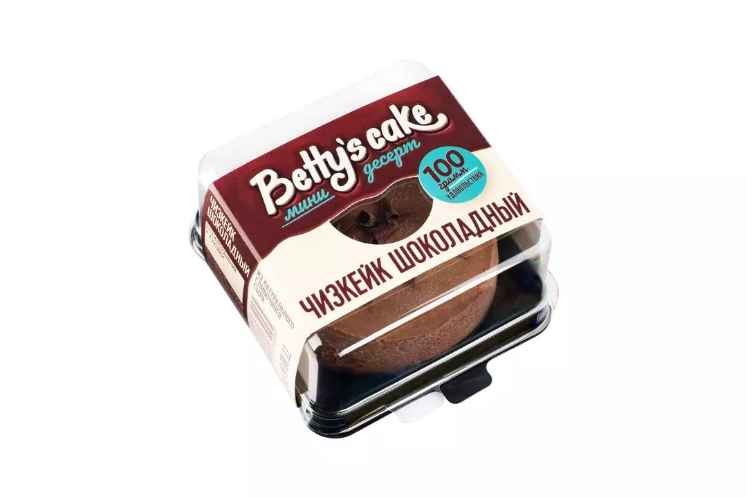 Пирог Betty's cake Чизкейк сырный Шоколадный замороженный 100 г