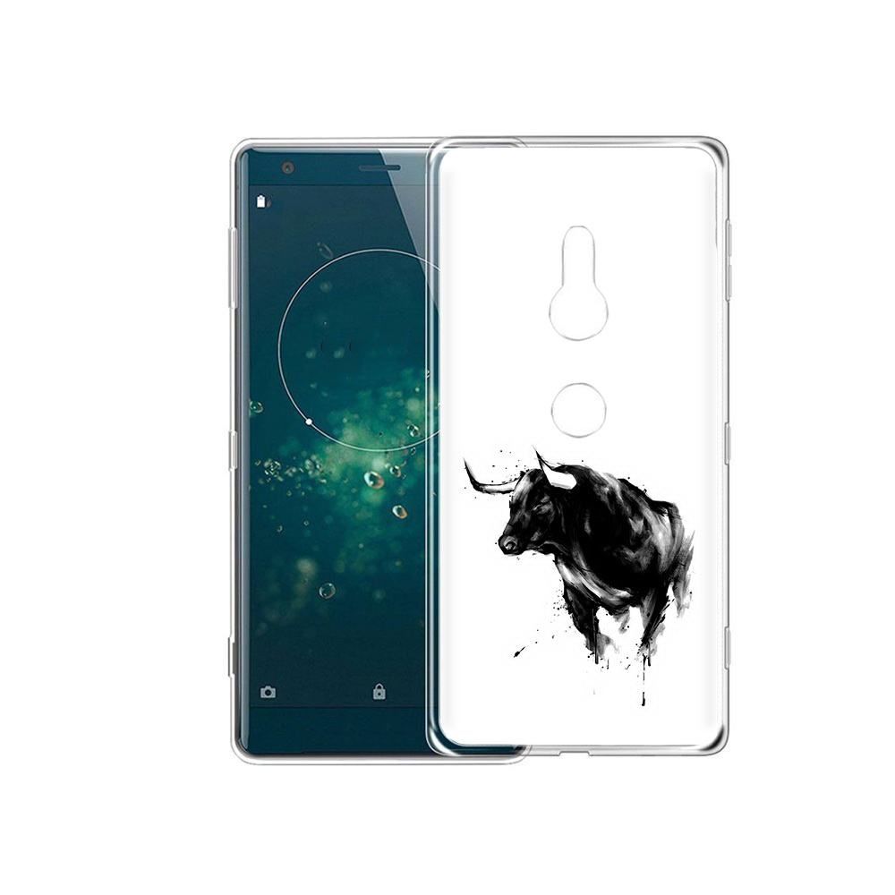 

Чехол MyPads Tocco для Sony Xperia XZ2 бык, Прозрачный, Tocco