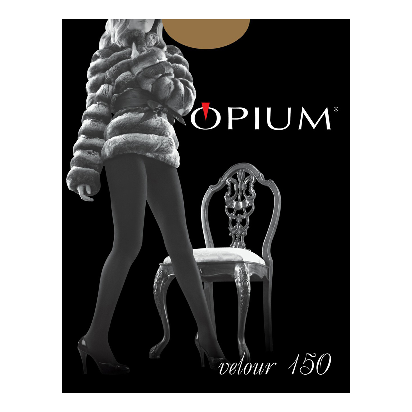 

Колготки женские Opium черные 4