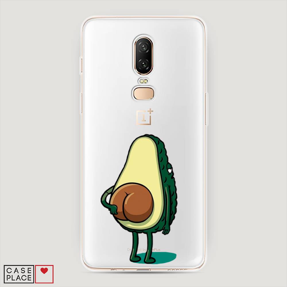 

Чехол Awog на OnePlus 6 / ВанПлас 6 "Попа авокадо", Зеленый;коричневый;прозрачный, 150550-10