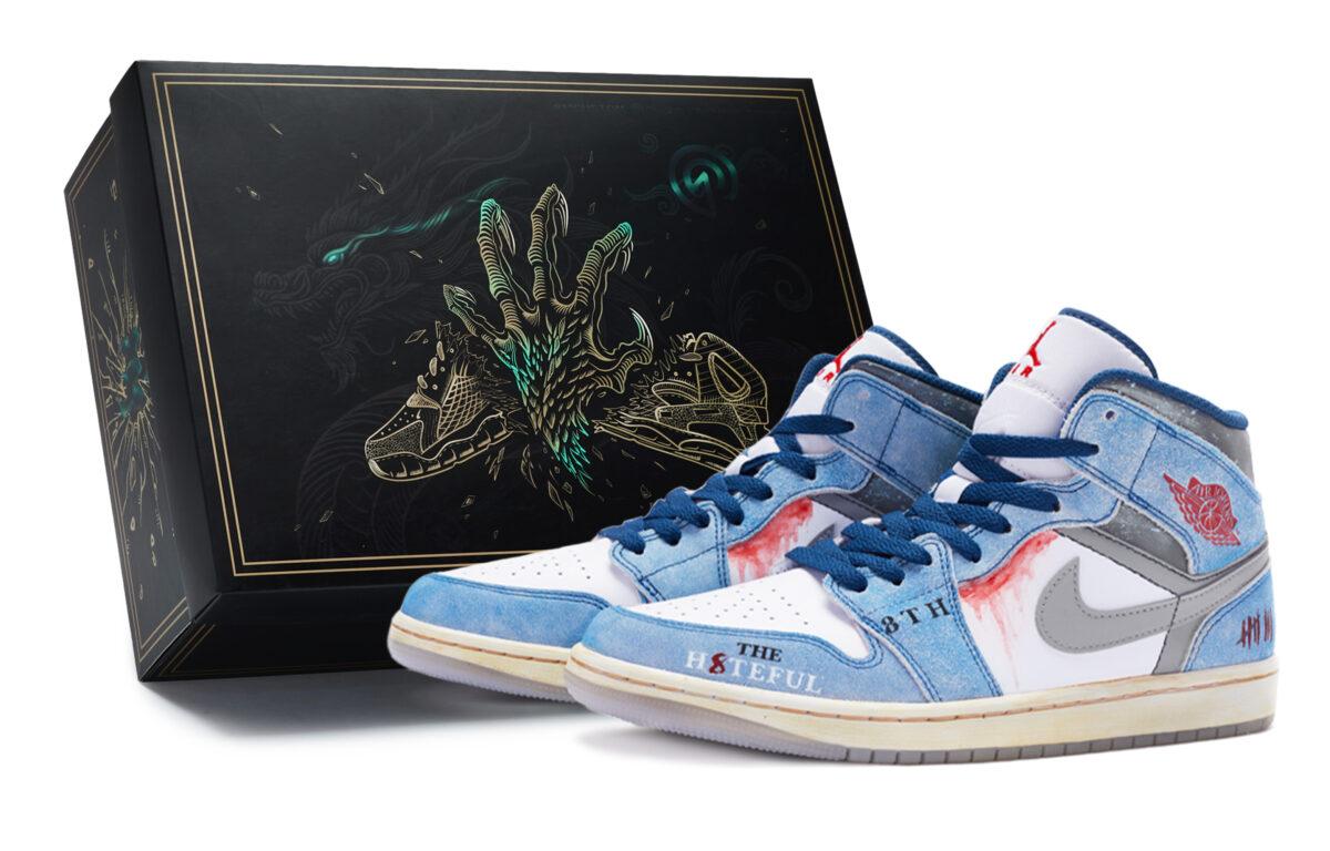 

Кеды унисекс Jordan Air Jordan 1 Mid SE голубые 42.5 EU, Голубой, Air Jordan 1 Mid SE