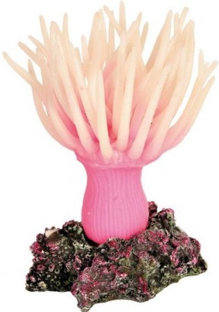 Искусственный коралл TRIXIE Sea Anemone, розовый, 7.2х6х8 см