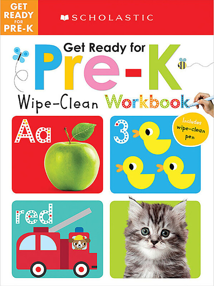 

Wipe-Clean Workbooks Get Ready for Pre-K