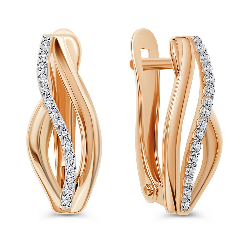 

Серьги из золота 585Gold 102009573, бриллиант, 102009573
