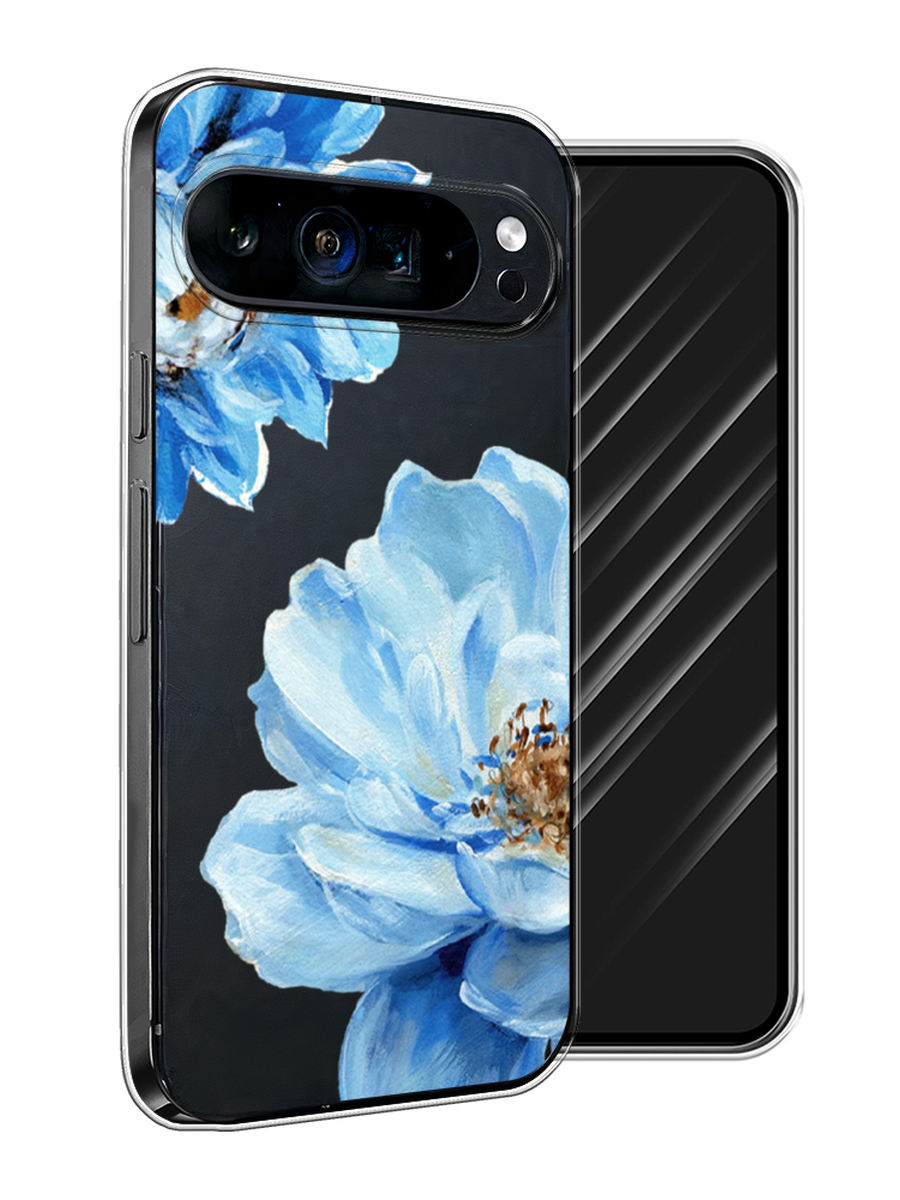 

Чехол Awog на Google Pixel 9 Pro XL "Голубые клематисы", Голубой, 272150-1