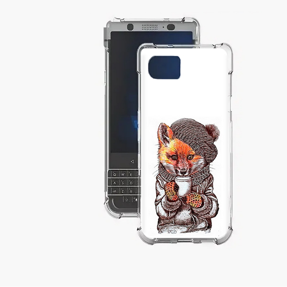 

Чехол MyPads Tocco для BlackBerry Motion лиса в шапке, Tocco