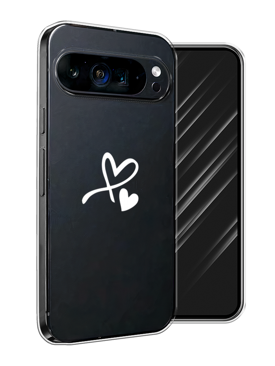 

Чехол Awog на Google Pixel 9 Pro XL "Сердечко минимализм", Белый, 272150-1