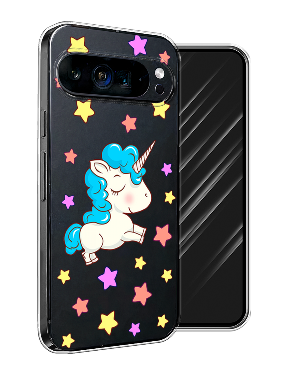 

Чехол Awog на Google Pixel 9 Pro XL "Звездный единорог", Голубой;фиолетовый;желтый, 272150-1