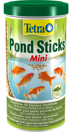 фото Рм для мелких прудовых рыб tetra pond sticks mini, палочки, 1 л