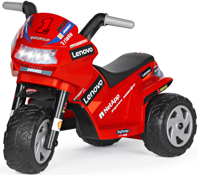 Детский электромотоцикл Peg Perego Ducati Mini EVO электромобиль peg perego мотоцикл ducati gp rossi 2014