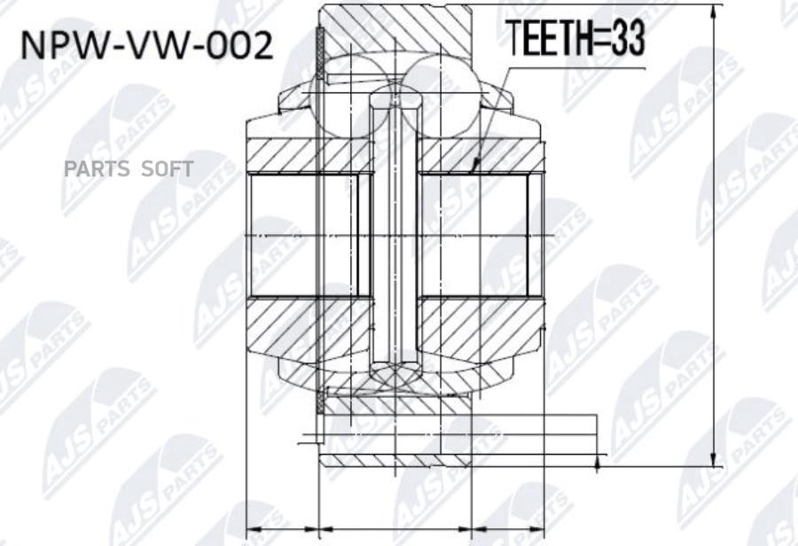

Шрус Внутр. К-Кт Vw Golf Iii 1.8,1.9Dtdtdi,2.0 91-, Golf Iv 1.9Tdi 97-, Шт