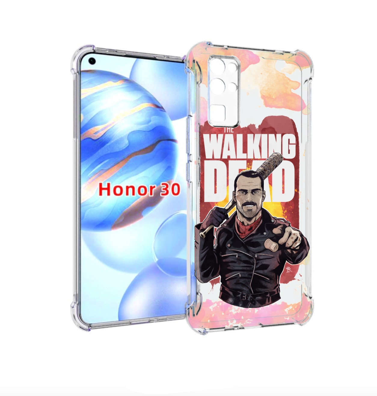 

Чехол бампер MyPads ниган-смит для Honor 30 (BMH-AN10) противоуд, Прозрачный, Tocco