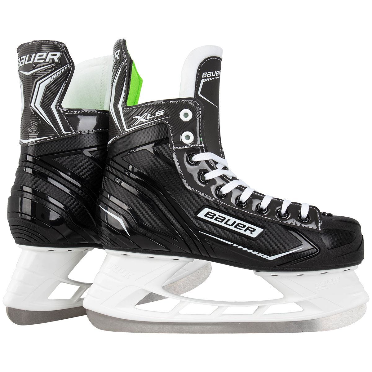 Коньки хоккейные Bauer X-LS SR черный/зеленый 46