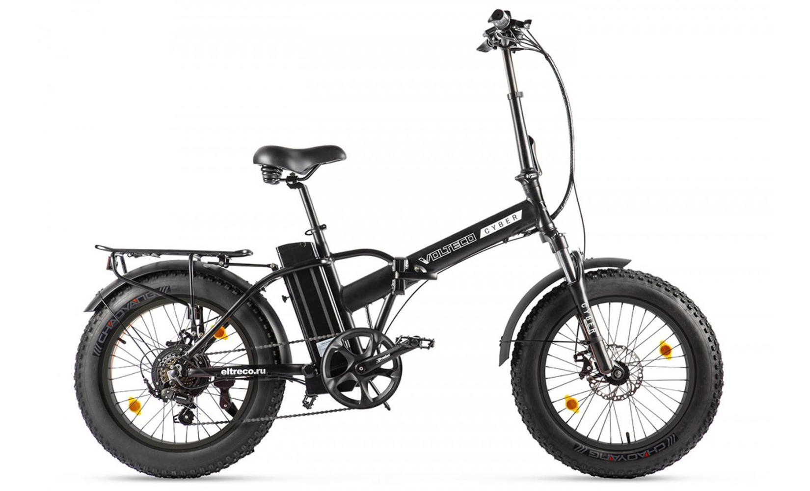 Электровелосипед Volteco Cyber 2024, Черный
