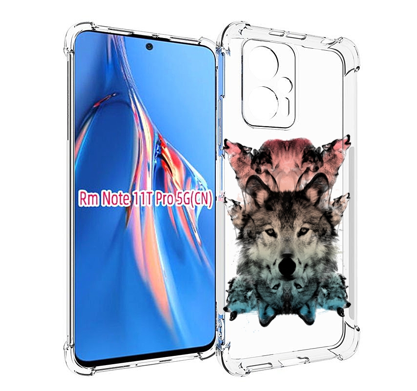 

Чехол MyPads стая для Xiaomi Redmi Note 11T Pro / 11T Pro Plus / Poco X4 GT противоударный, Прозрачный, Tocco