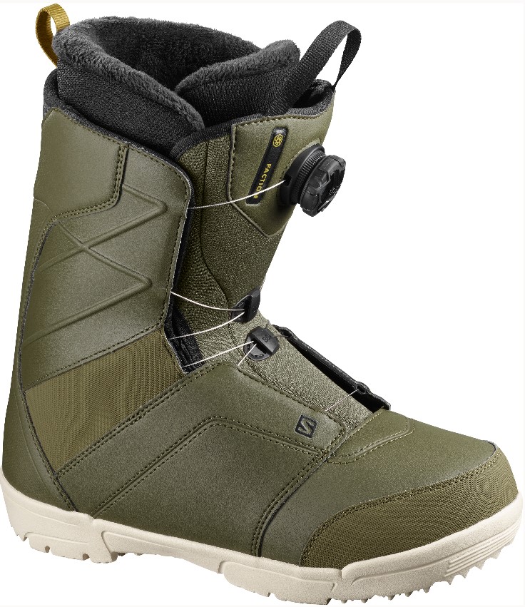 фото Ботинки для сноуборда salomon faction boa 2021, olive, 29