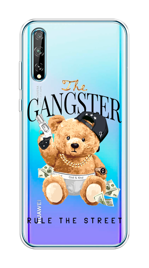 

Чехол на Huawei Y8p "The Gangster", Бежевый;серый;черный, 6103450-6