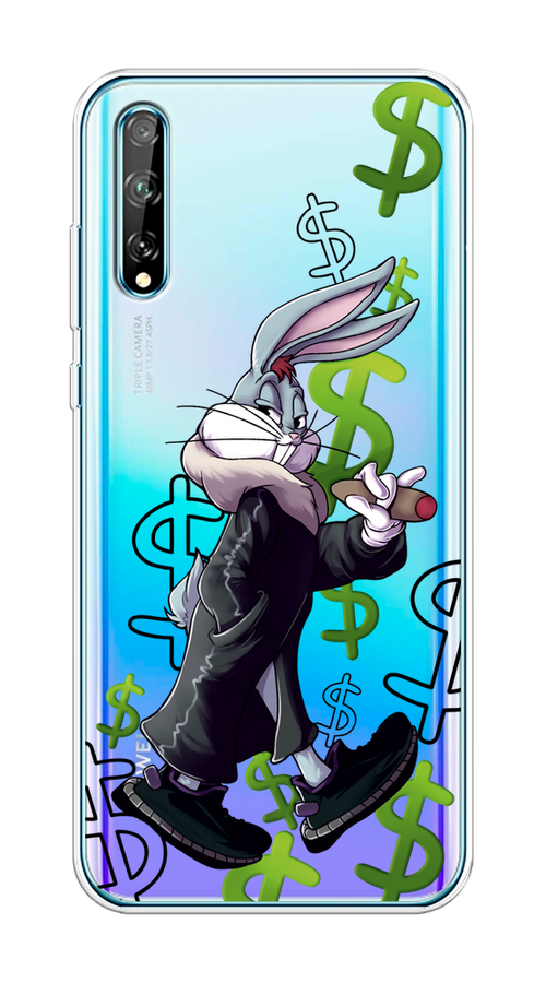 

Чехол на Huawei Y8p "Rich Bugs Bunny", Зеленый;черный;голубой, 6103450-6