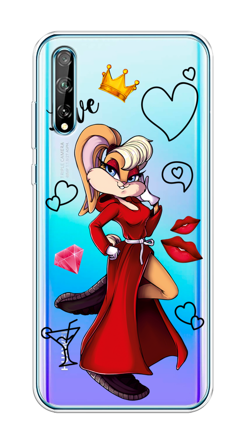 

Чехол на Huawei Y8p "Rich Lola Bunny", Красный;бежевый;оранжевый, 6103450-6