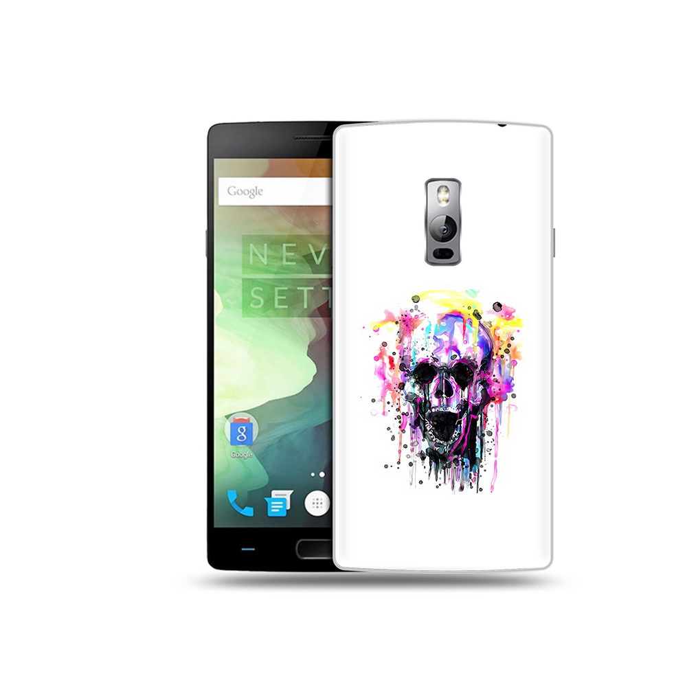 

Чехол MyPads Tocco для OnePlus 2 граффити череп, Прозрачный, Tocco