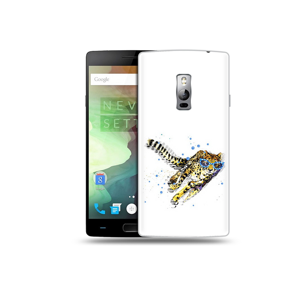 

Чехол MyPads Tocco для OnePlus 2 гепард в очках, Прозрачный, Tocco