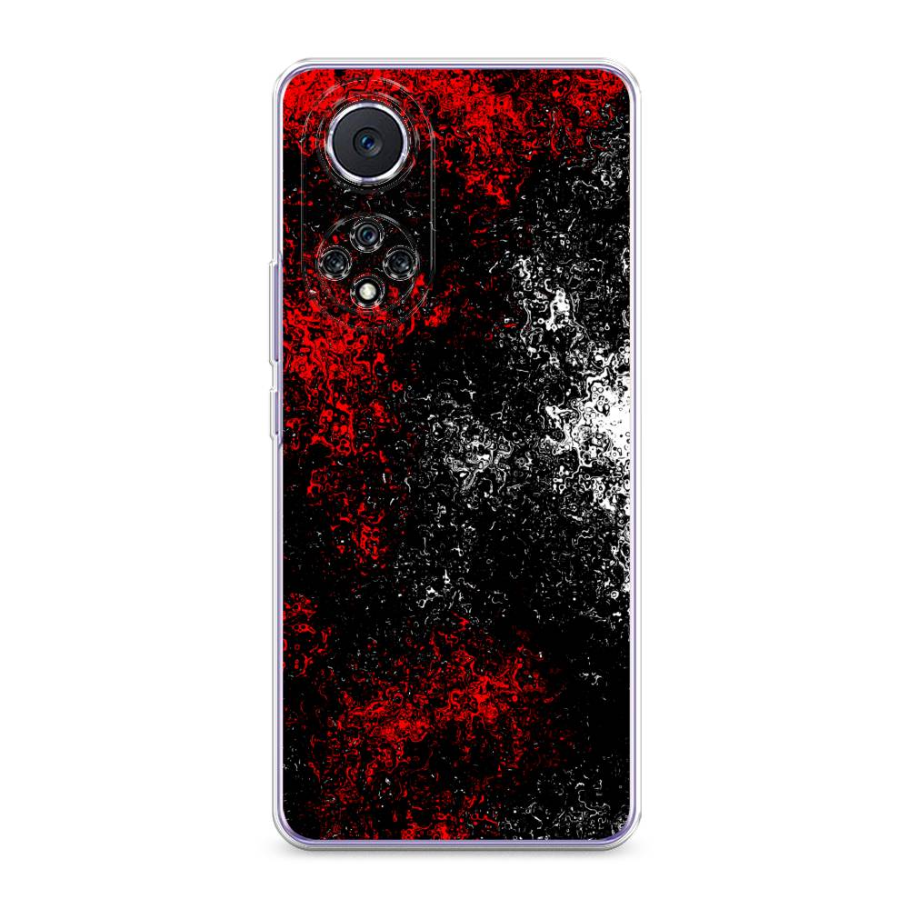 

Чехол для Huawei Nova 9 "Монотипия", Красный;черный;белый, 6106150-3
