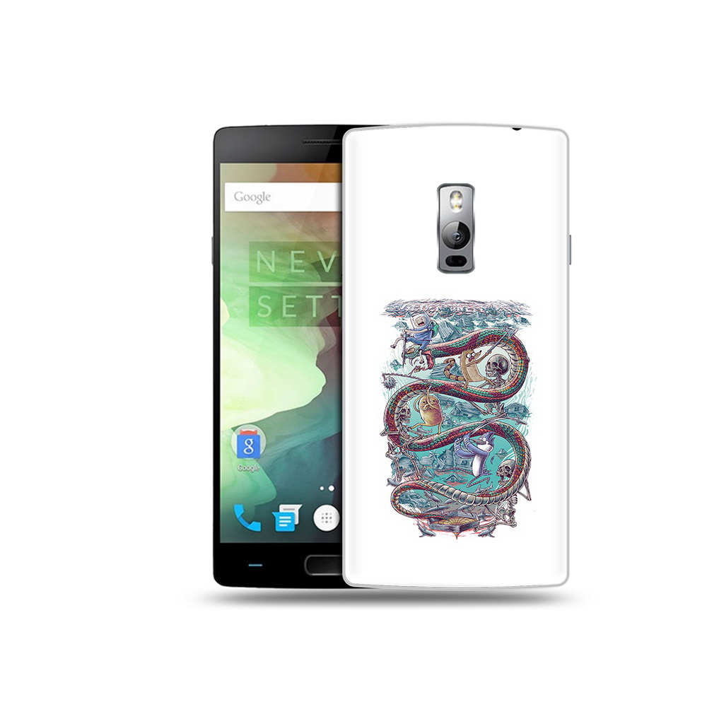 

Чехол MyPads Tocco для OnePlus 2 время приключений страшилка, Прозрачный, Tocco
