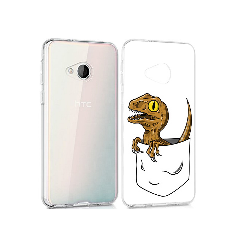 

Чехол MyPads Tocco для HTC U Play динозавр в кармане, Прозрачный, Tocco