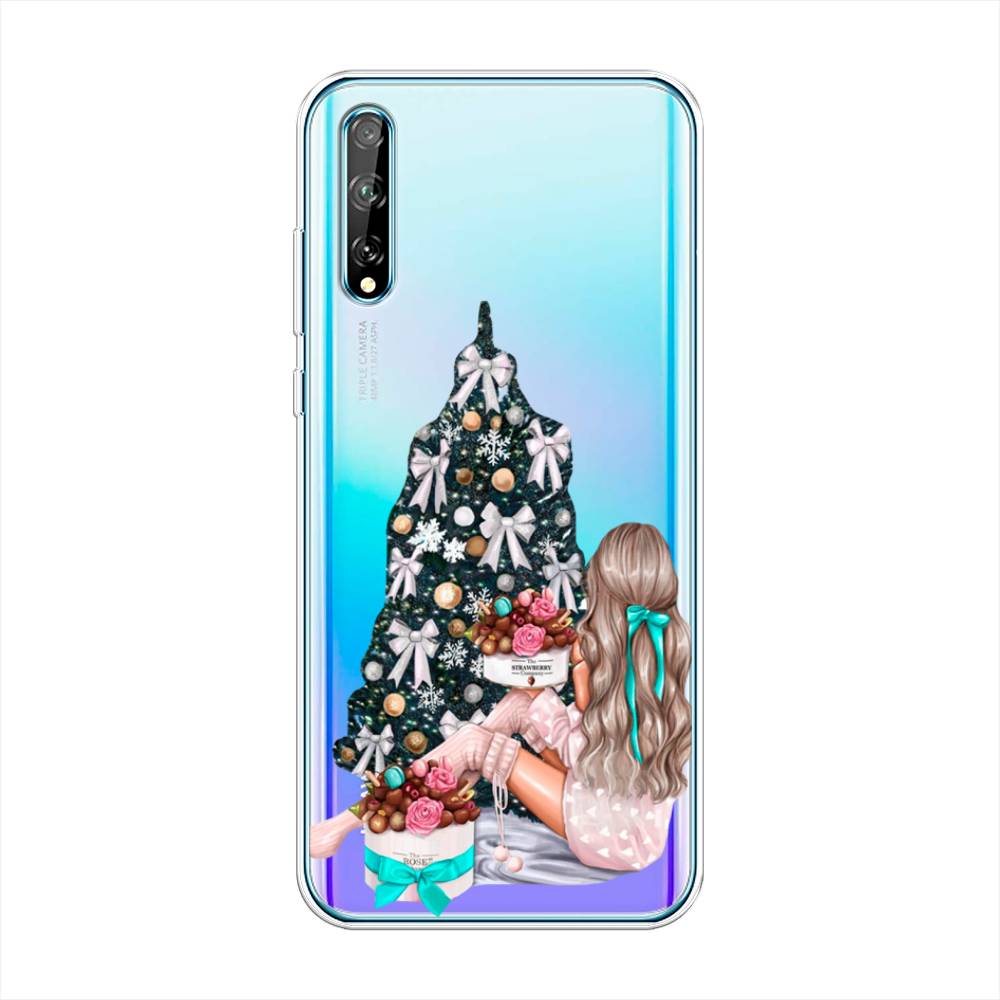 

Чехол на Huawei Y8p "New Year", Зеленый;бежевый;голубой, 6103450-5