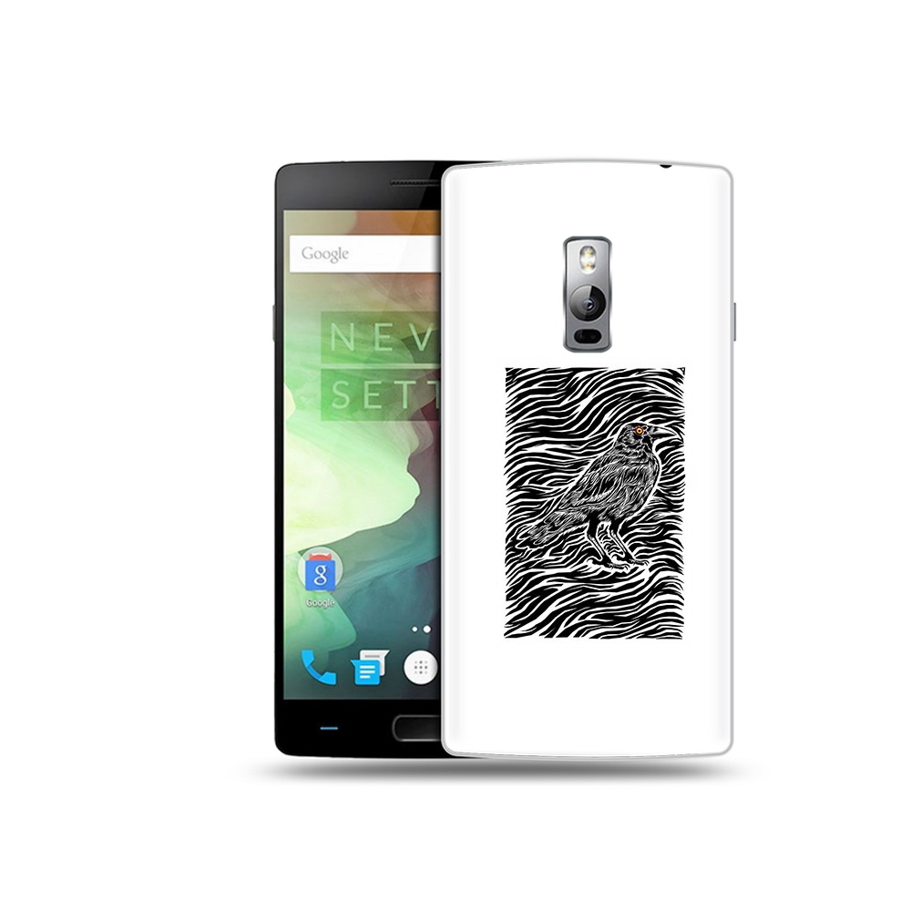 

Чехол MyPads Tocco для OnePlus 2 ворон в абстракции, Прозрачный, Tocco