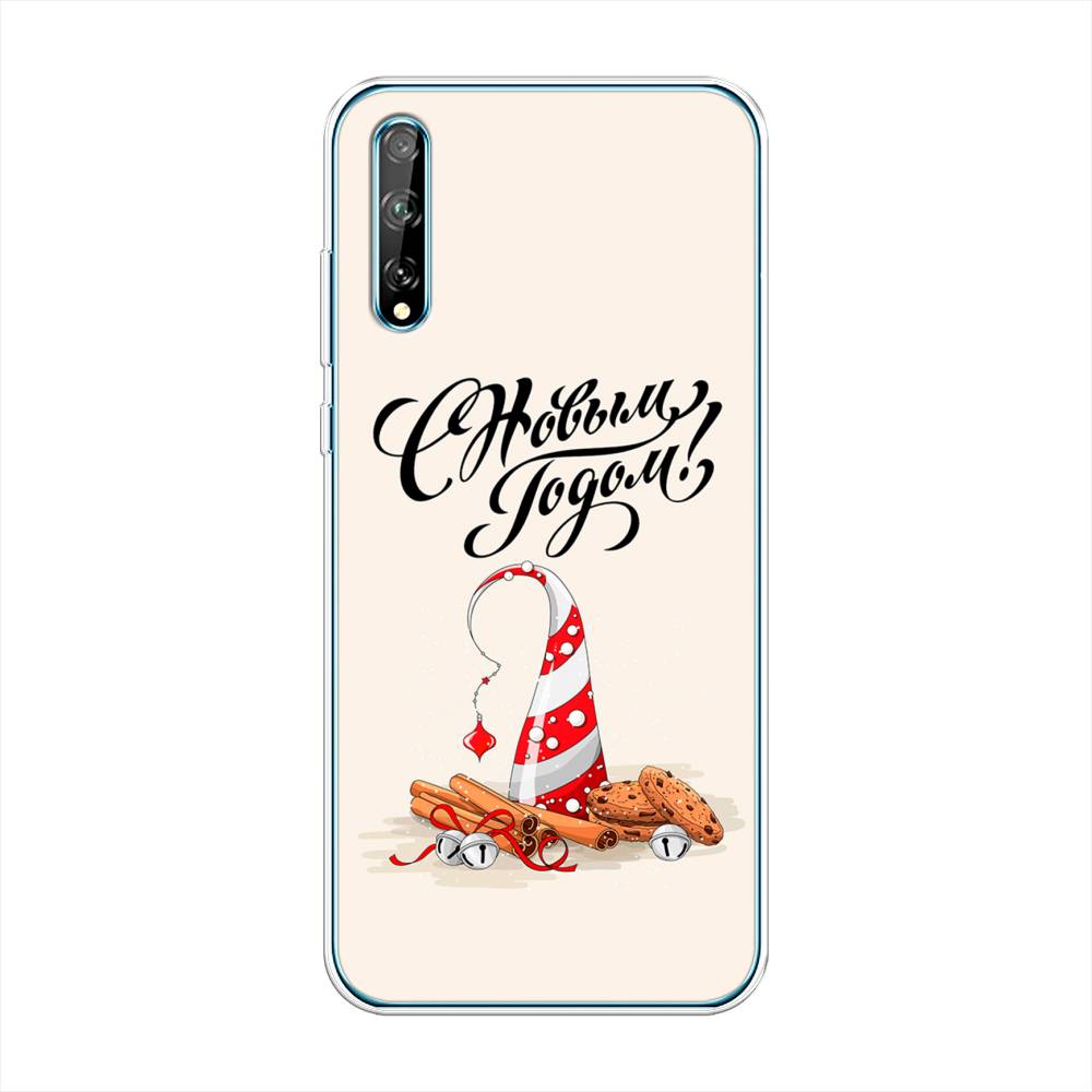 

Чехол на Huawei Y8p "Подарки на Новый Год", Бежевый;красный;черный, 6103450-5