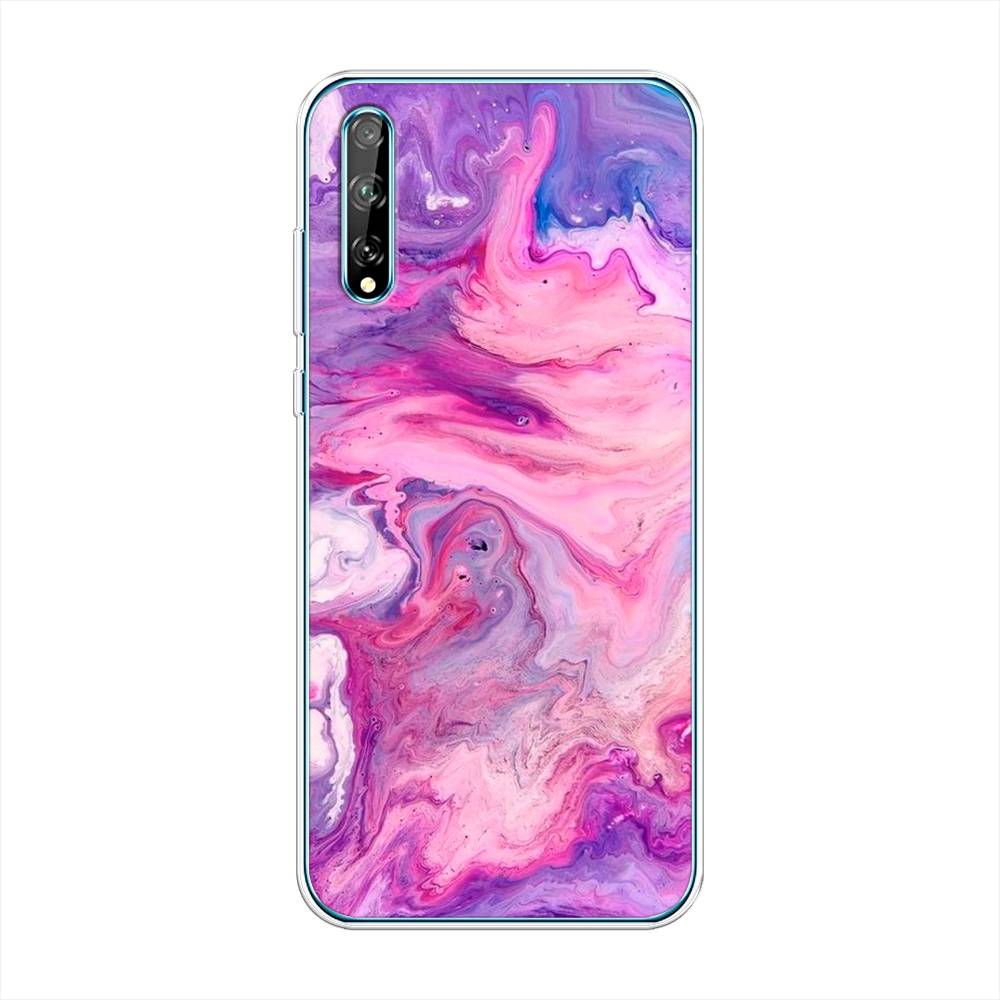 

Чехол на Huawei Y8p "Нежно-розовая абстракция", Розовый, 6103450-3