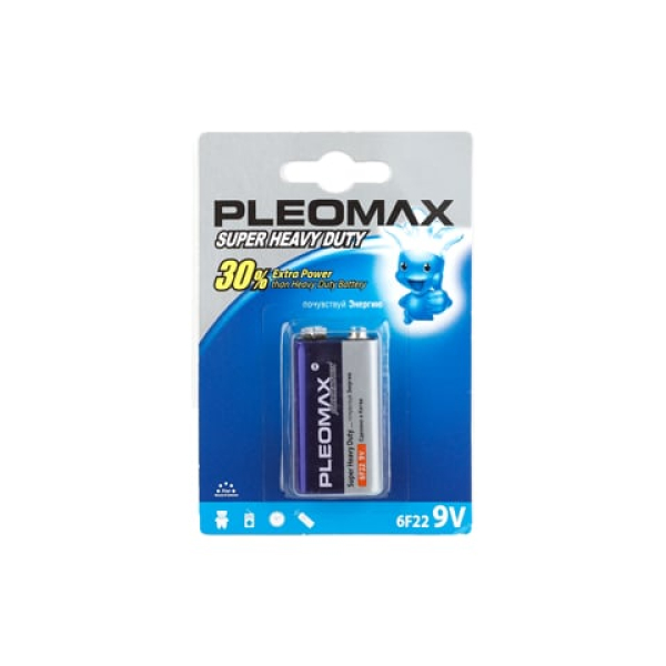 

Батарейка Крона 6f22 Pleomax PLEOMAX арт. 26084