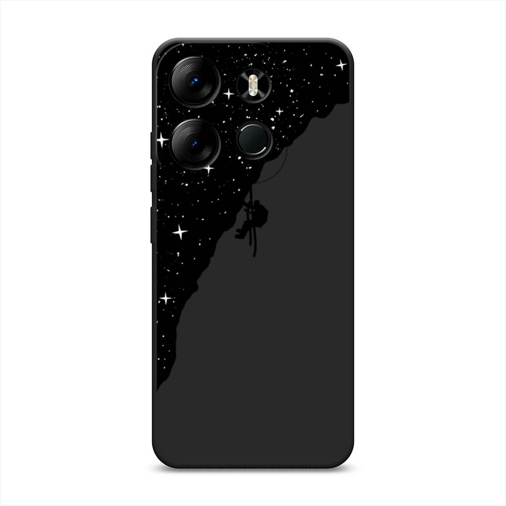 

Чехол Awog на Tecno Spark Go 2023/Pop 7 Pro/Infinix Smart 7 "Скалолаз в космосе", Черный;белый;бежевый, 3103752-1