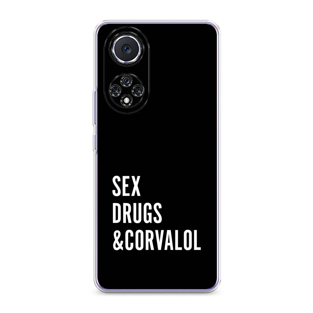 

Чехол для Huawei Nova 9 "Corvalol", Черный;серый;белый, 6106150-6