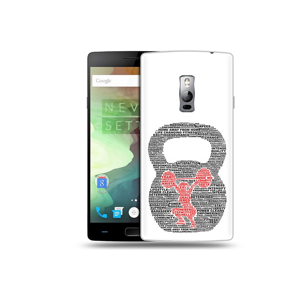 

Чехол MyPads Tocco для OnePlus 2 бодибилдинг гиря из слов, Прозрачный, Tocco