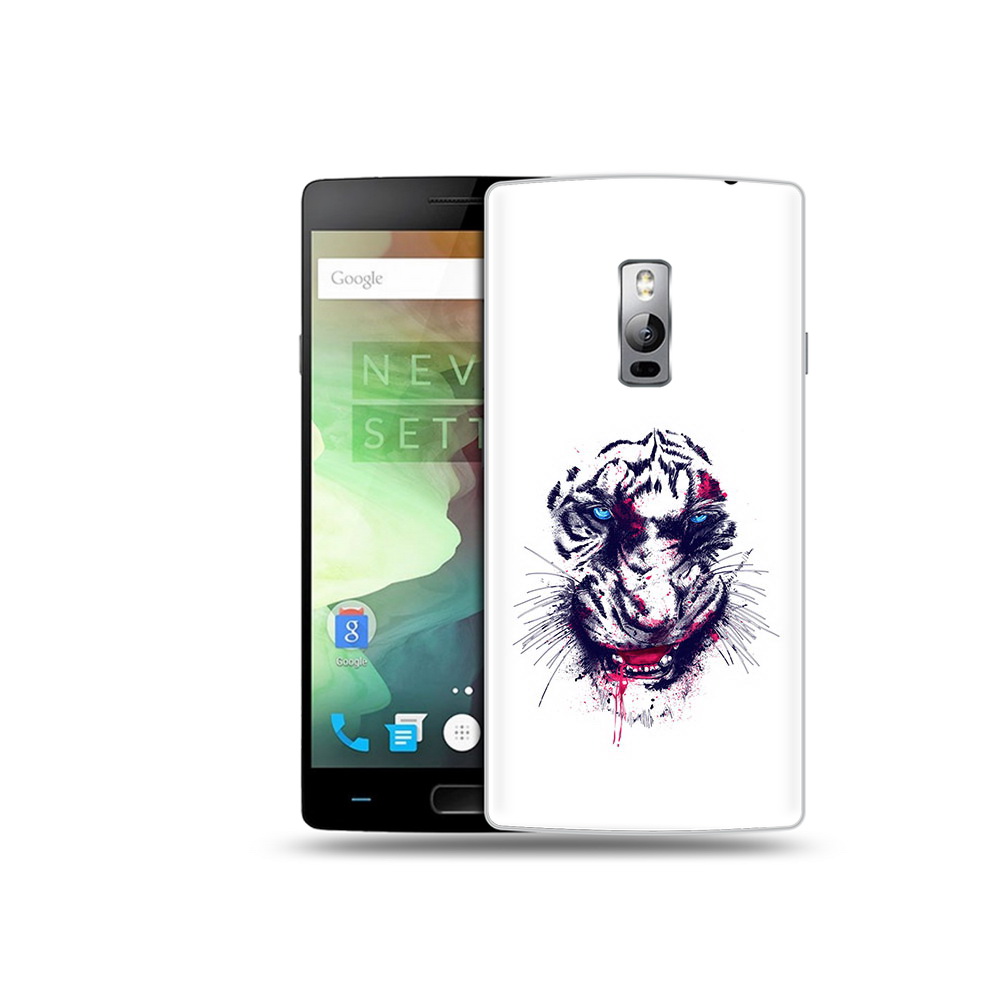 

Чехол MyPads Tocco для OnePlus 2 безумный тигр, Прозрачный, Tocco
