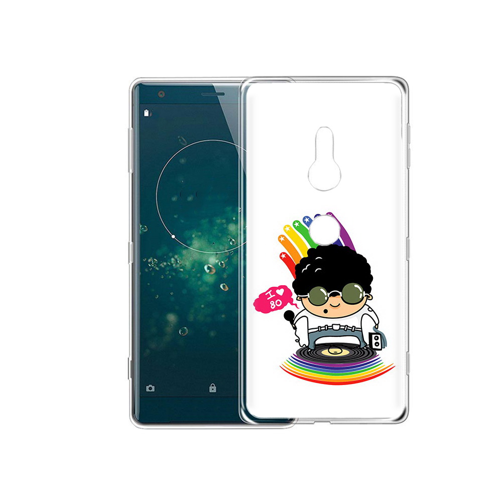 

Чехол MyPads Tocco для Sony Xperia XZ2 Я люблю 80-е, Прозрачный, Tocco