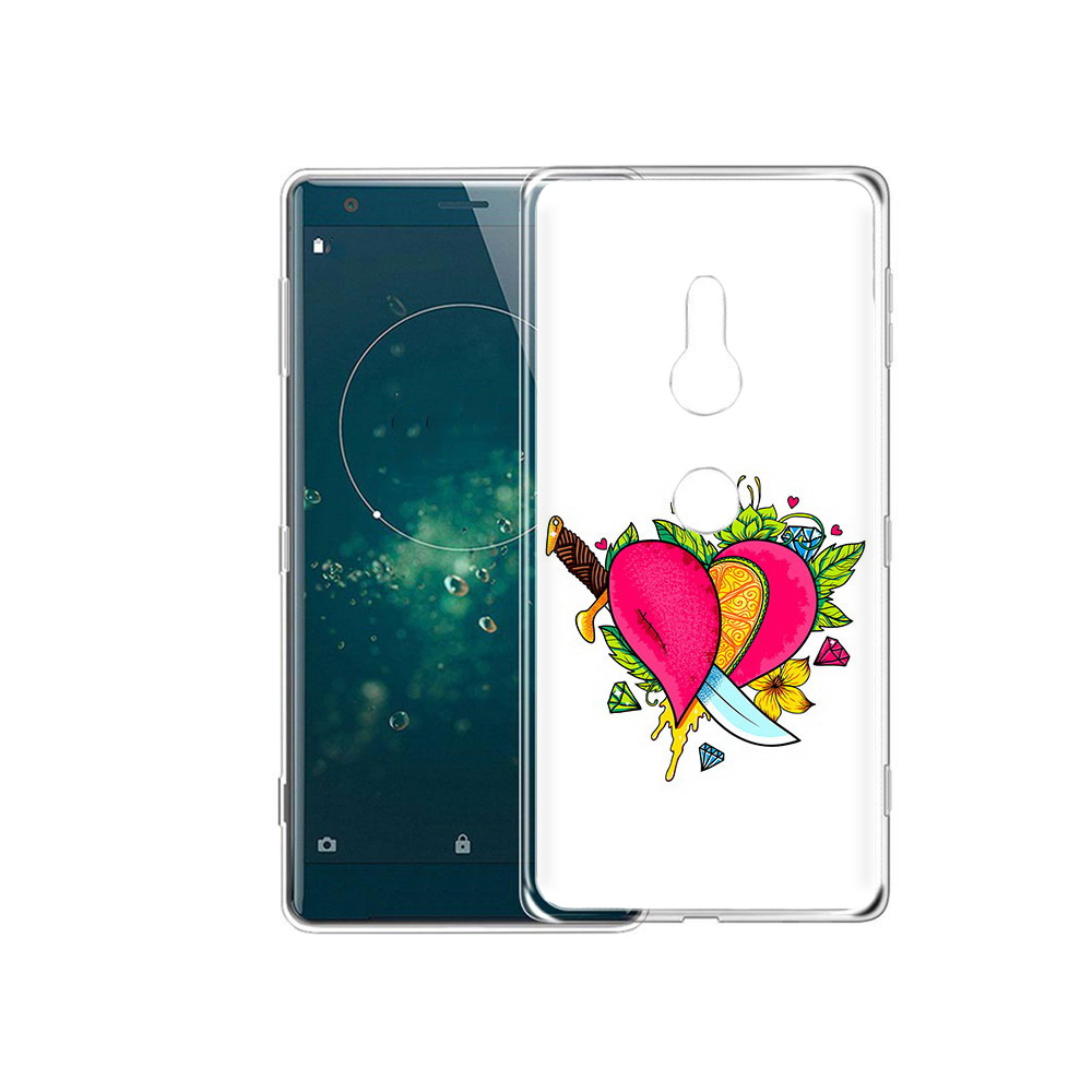 

Чехол MyPads Tocco для Sony Xperia XZ2 Фруктовое сердце, Прозрачный, Tocco