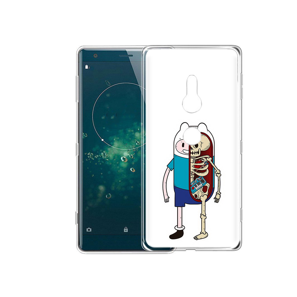 

Чехол MyPads Tocco для Sony Xperia XZ2 Финн скелет, Прозрачный, Tocco