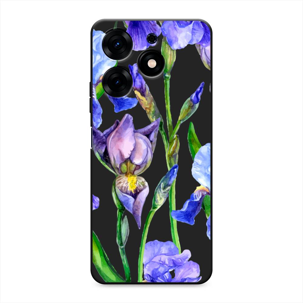 

Чехол Awog на Tecno Spark 10 Pro "Синие ирисы", Фиолетовый;голубой;зеленый, 303752-1
