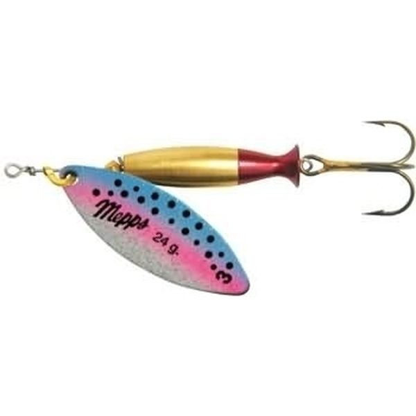 

Блесна для рыбалки вращающаяся Mepps AGLIA LONG HEAVY (24 / Silver/Rainbo / 1 /, Разноцветный, Aglia Long Heavy